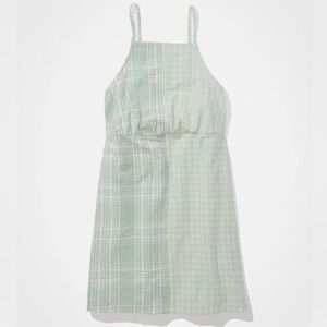 American Eagle green babydoll dress